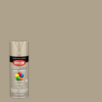Krylon COLORmaxx Spray Paint, Gloss Khaki - 12 oz