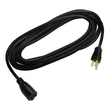 Coleman Cable Black Outdoor Extension Cord - 16/3
