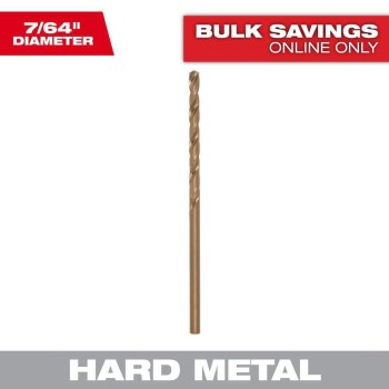 Milwaukee Red Helix Cobalt Drill Bit - 7/64"