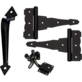 Decorative Gate Kit, Black Finish 