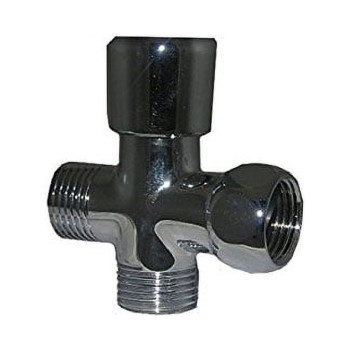 Chrome Plated Brass Dual Flow Diverter