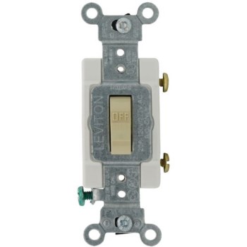 Quiet Switch, Commercial Grade - 20 Amp, Ivory