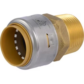 SharkBite Max 1" Push-to-Connect MNPT Adapter