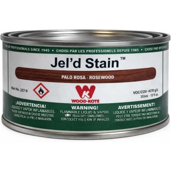 Jel'd Stain, Rosewood - 12 oz