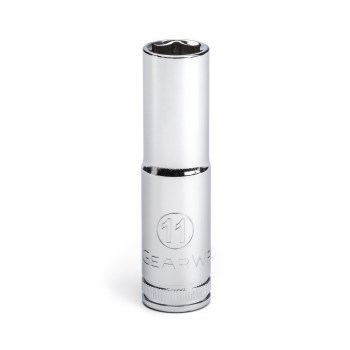GearWrench Deep Socket - 3/8" Drive, 6-Point Metric, 11mm