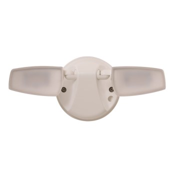 Cooper LED Twin Head Security Flood Light - White