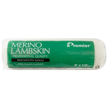 Lambskin Roller Cover - 9", 1/2" Nap