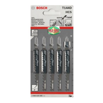 Bosch T-Shank Jigsaw Blade, 4", 6 TPI - 5 pk