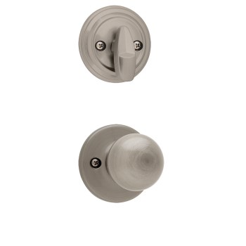 Kwikset Polo Handleset Interior Trim, Antique Nickel