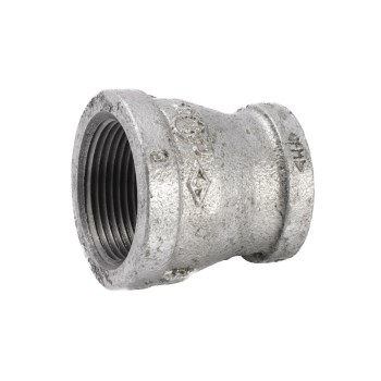Anvil/Mueller Malleable Reducing Coupling, Galvanized - 1-1/4" x 1"
