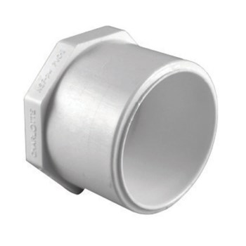 Charlotte Pipe PVC Schedule 40 Spigot Plug   1-1/4"