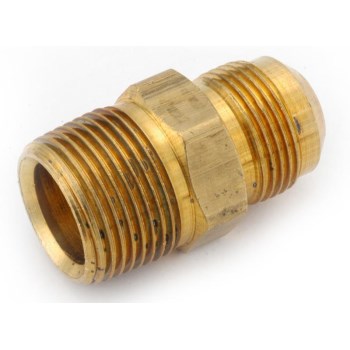 Anderson Metals Brass Flare Male Connector   15/16" x 1/2" MPT