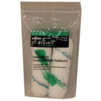 Premium Micro-Fiber Mini Roller Cover ~ 4" x 3/8" Nap