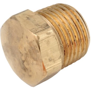 Anderson Metals Lead-Free Brass Hex Head Plug - 1/8"