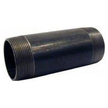 Pipe Nipple, Black Steel - 1/8" x 6"