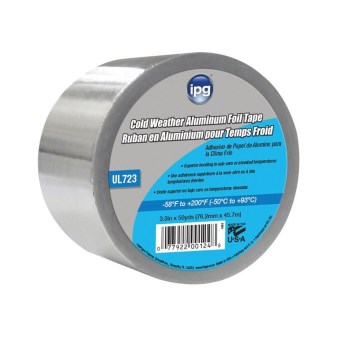 Cold Weather Aluminum Foil Tape - 3" x 150 Ft