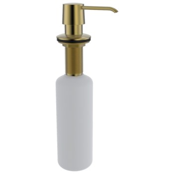 Soap Dispenser, Matte Gold - 12 oz