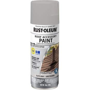 Spray Roof Paint  Slate Gray   12 oz
