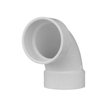 Charlotte Pipe PVC DWV 90-Degree Elbow, Hub x Hub - 6"