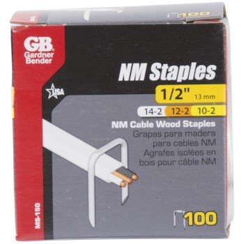 Metal Cable Staple - 1/2"