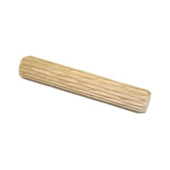 Hardwood Fluted Dowel Pins 3/8" x 2" (18 pack)