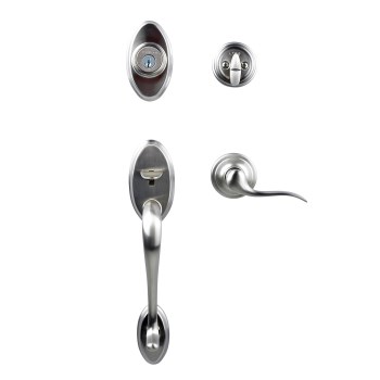 Shelburne Handleset, Satin Nickel - SmartKey