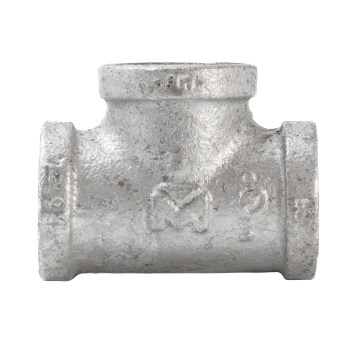 Anvil/Mueller Malleable Tee, Galvanized - 3/4"