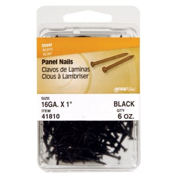 Panel Nail, Black - 1", 6 oz