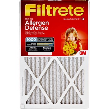 Air Filter - Allergen Reduction - 20 x 20 x 1 inch