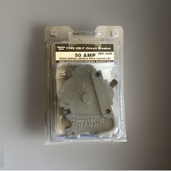 Federal Pacific Thick Breaker, Double Pole - 50 Amp