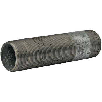 Galvanized Steel Tank Nipple - 1" x 6"