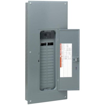 Homeline Main Breaker Load Center, 150 Amp - Grey
