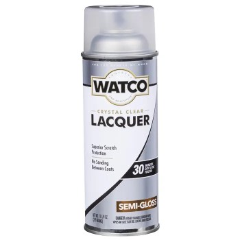 Watco Lacquer Clear Wood Finish, Semi-Gloss - 11.25 oz Spray