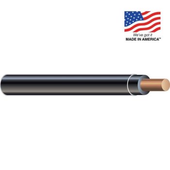 THHN Solid Building Wire, Black - 14 AWG x 500 Ft