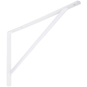 Super Strength Shelf Bracket,  White ~ 20" 
