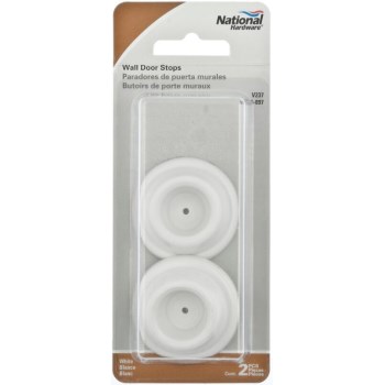 Wht Wall Door Stop, Visual Pack 237