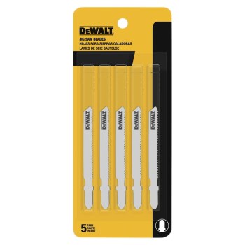 DeWalt Thin Metal T-Shank Jig Saw Blade - 3" x 24 TPI, 5pk