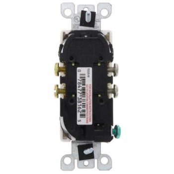 Leviton Decora Tamper-Resistant Receptacle - 15A, White