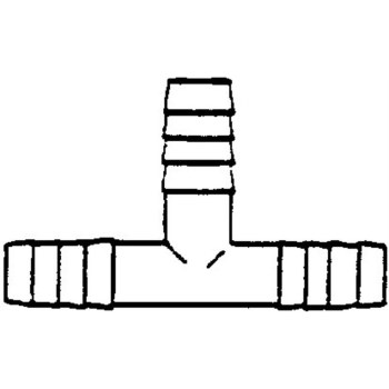 Plastic Hose Tee - 1/4"