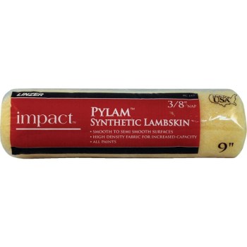 Linzer Pylam Synthetic Lambskin Roller Cover - 9" x 3/8"