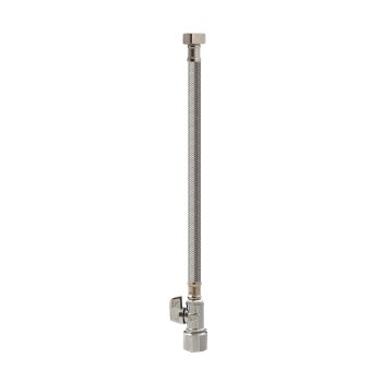 Plumb Pak Quick Lock Faucet Supply Line with Valve - 20"