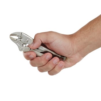 Irwin Curved Jaw Locking Pliers with Wire Cutter - 5"