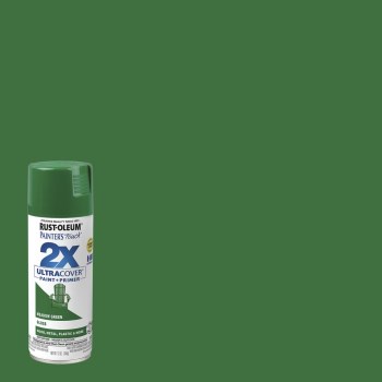Painter's Touch 2X Spray Paint  Gloss Meadow Green   12 oz