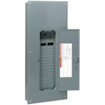 Mains (Breaker) Load Center, Convertible - 200 Amp, Grey