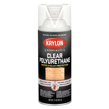 Krylon Clear Polyurethane Coating, Satin - 11 oz