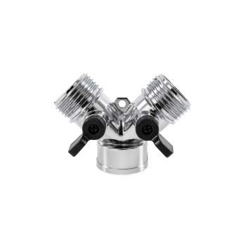 Camco RV Fresh Water Y-Valve with Shutoffs