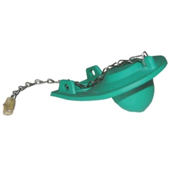 Lasco Magnus Green 3-in-1 Toilet Flapper with Chain