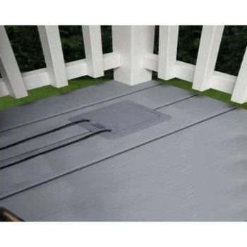 Hubbell Weatherproof Deck Outlet Cover - Gray