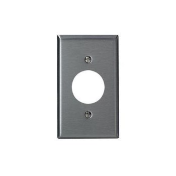 Wallplate, Stainless Steel - Single Hole