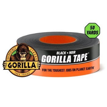 Gorilla Tape, Black - 1.88" x 50 Yd